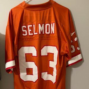 Lee Roy Selmon #63 Reebok Throwback Stitched Jersey Sz M (Worn)